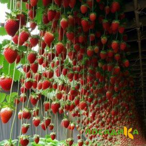 Клубника ампельная Анастасия купить по цене от 370р. в интернет-магазине «Посадика» с доставкой почтой в в Белгороде и по всей России – [изображение №1].